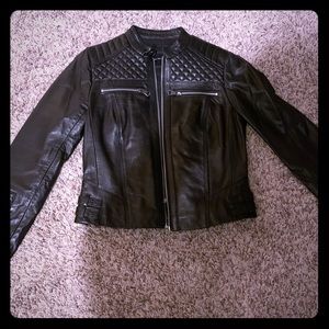 Woman’s leather jacket